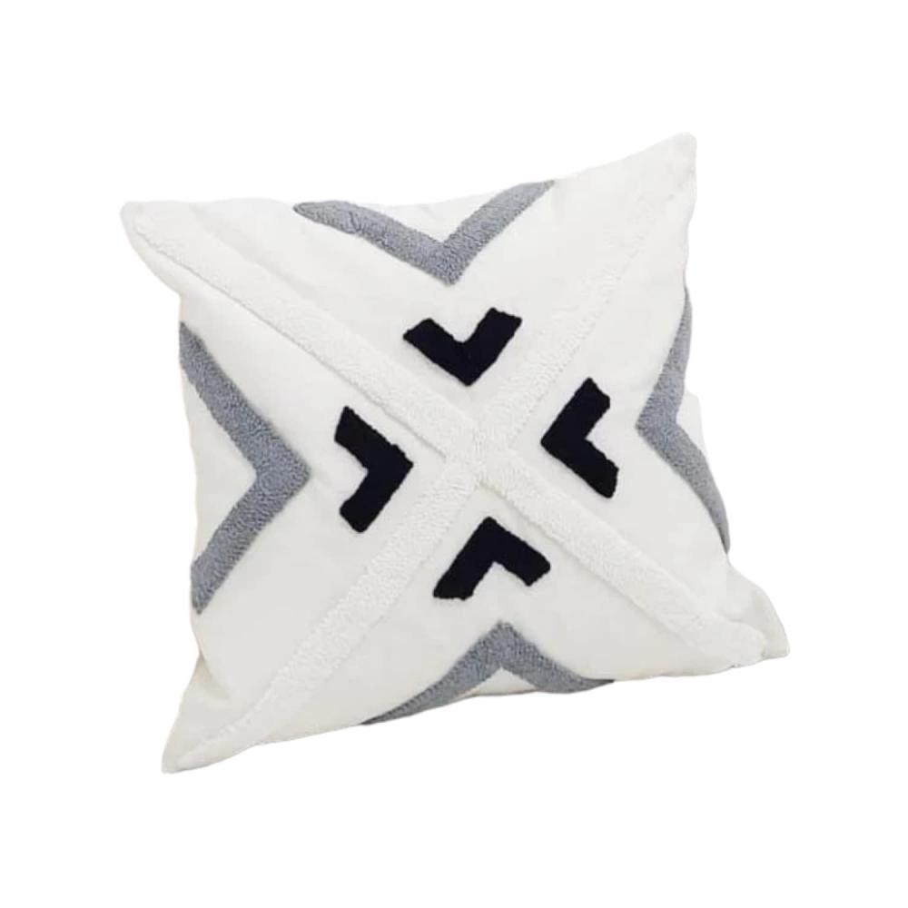 Geometrik Desenli Punch Kırlent Kılıfı