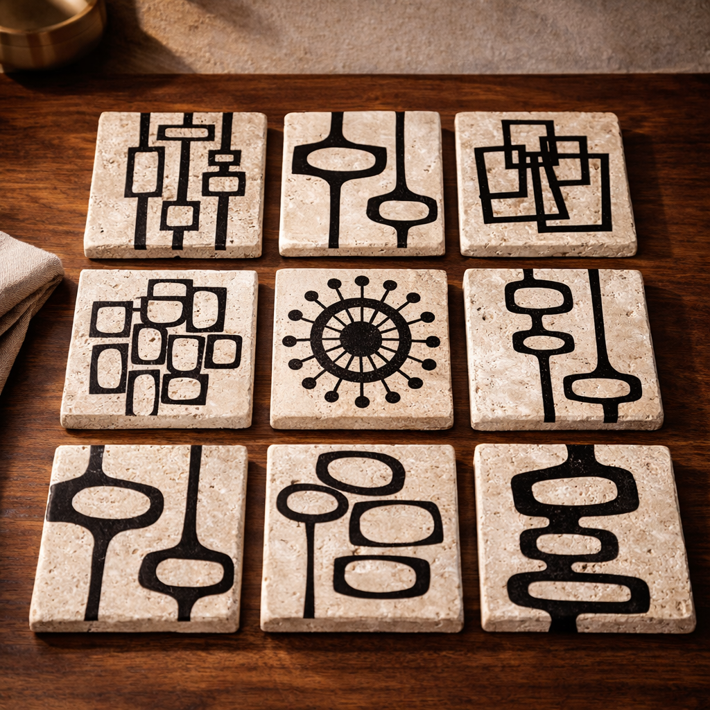 Century Collection Traverten Bardak Altlığı