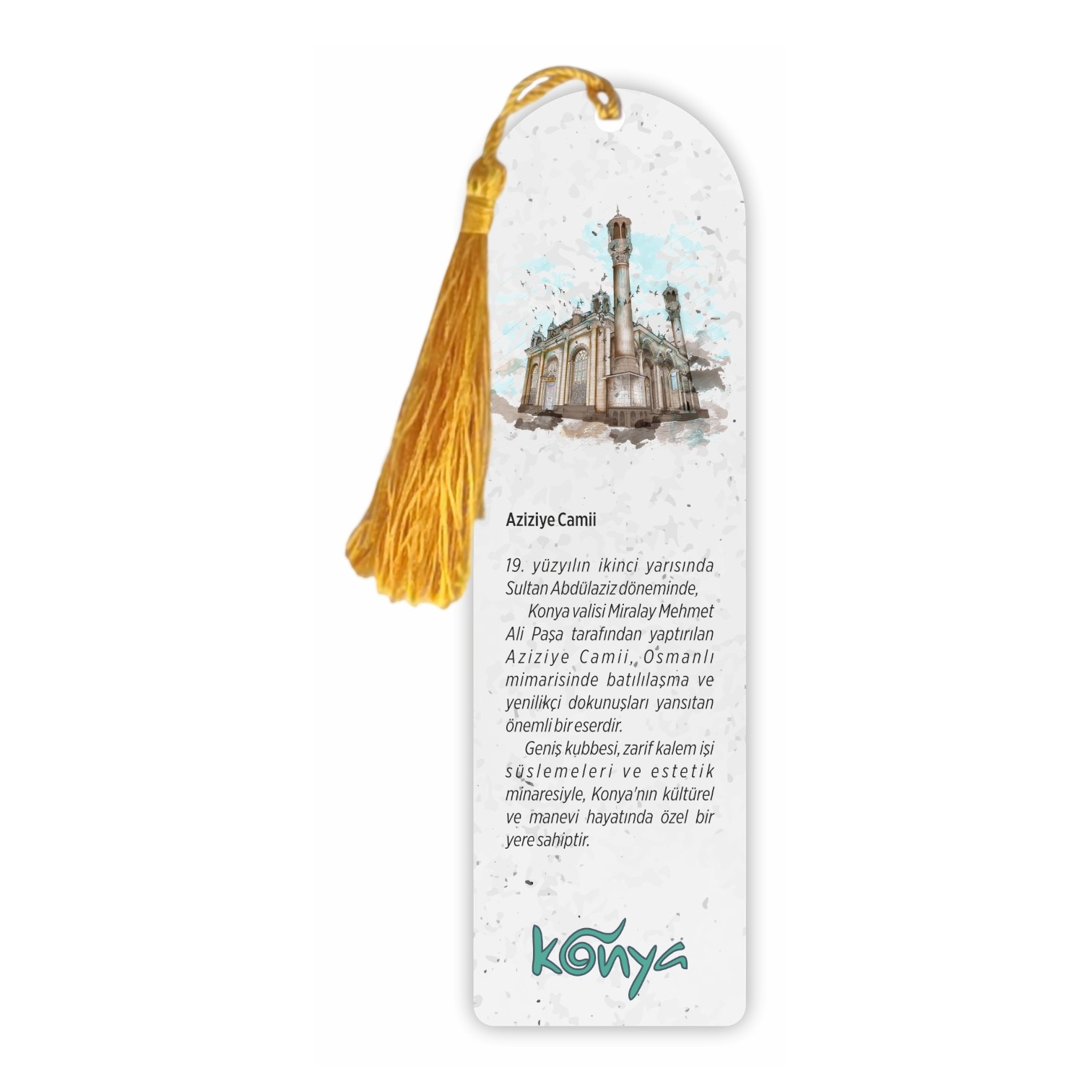 Konya Değerleri 8’li Kitap Ayracı Seti – Tarihi Yapılar Temalı Koleksiyon