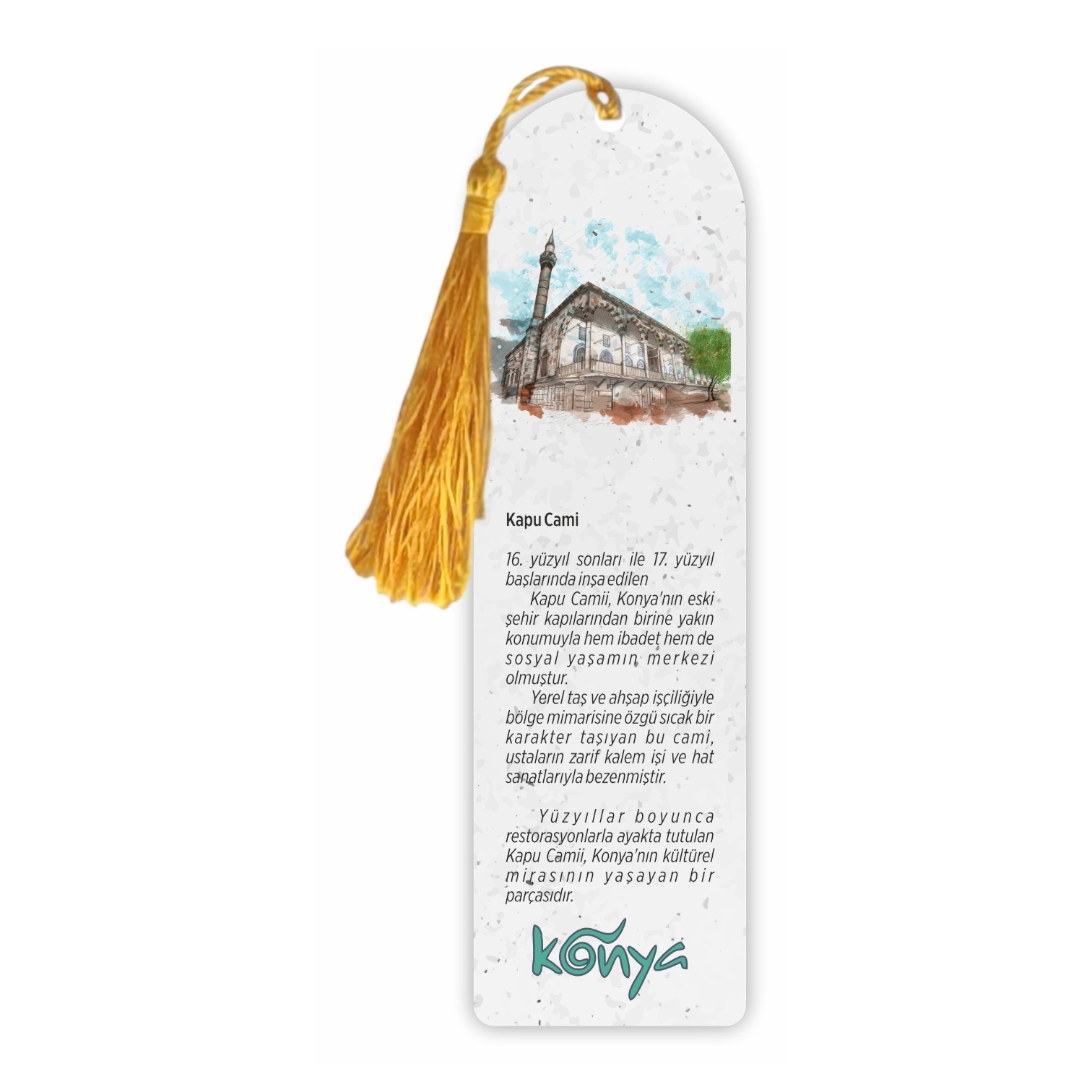 Konya Değerleri 8’li Kitap Ayracı Seti – Tarihi Yapılar Temalı Koleksiyon