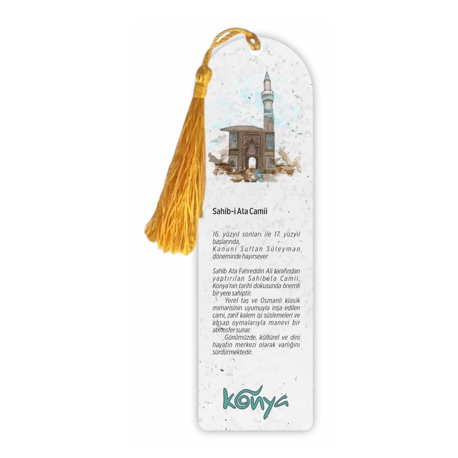 Konya Değerleri 8’li Kitap Ayracı Seti – Tarihi Yapılar Temalı Koleksiyon