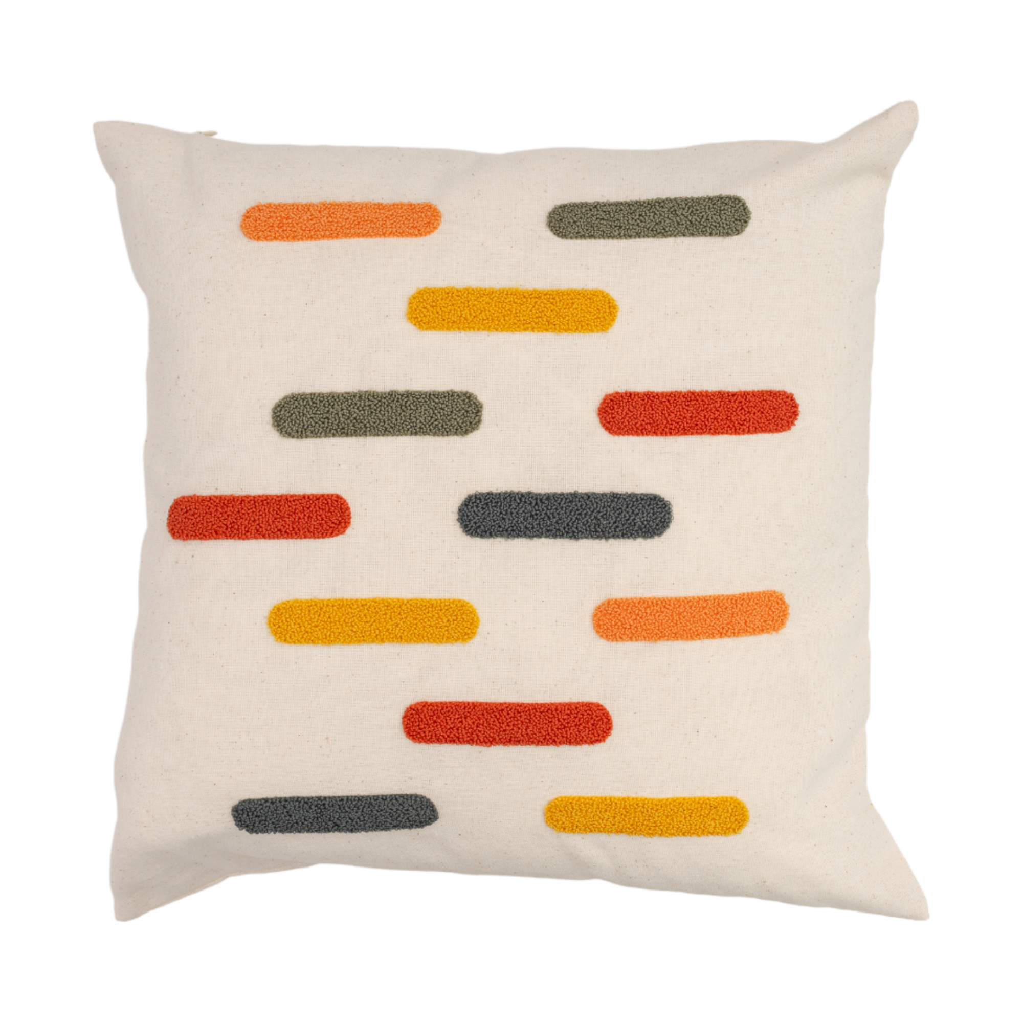 Modern Punch İşlemeli Dekoratif Kırlent Kılıfı | PNCH-2023103